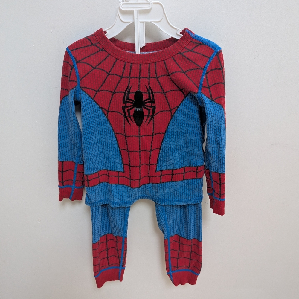 Marvel Red and Blue Spiderman Kids Costume Pajamas Disney Store